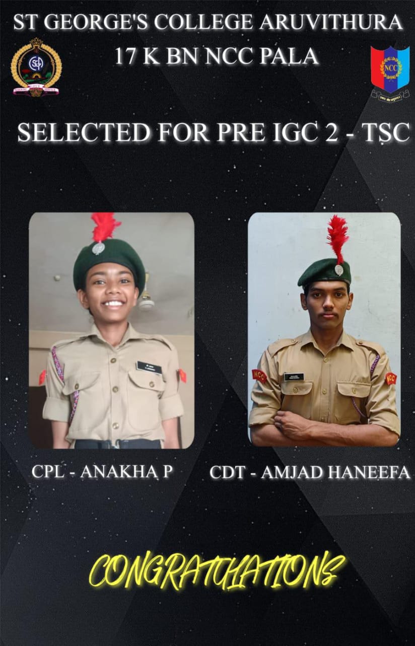 Selected for PRE IGC 2-TSC
